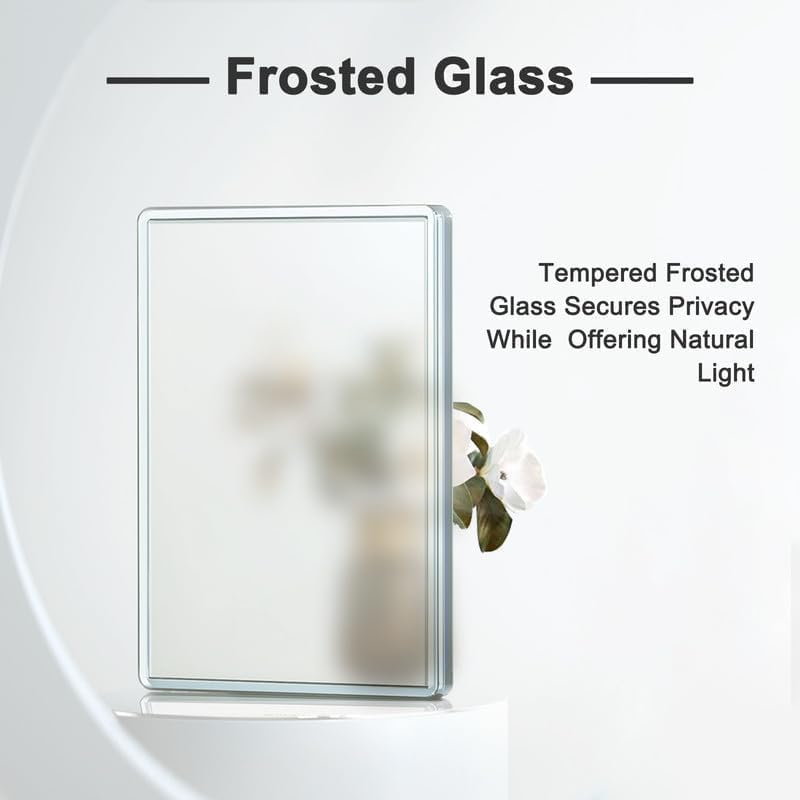 Prefinished Black Frosted Glass Solid‑Core Interior Door Slab