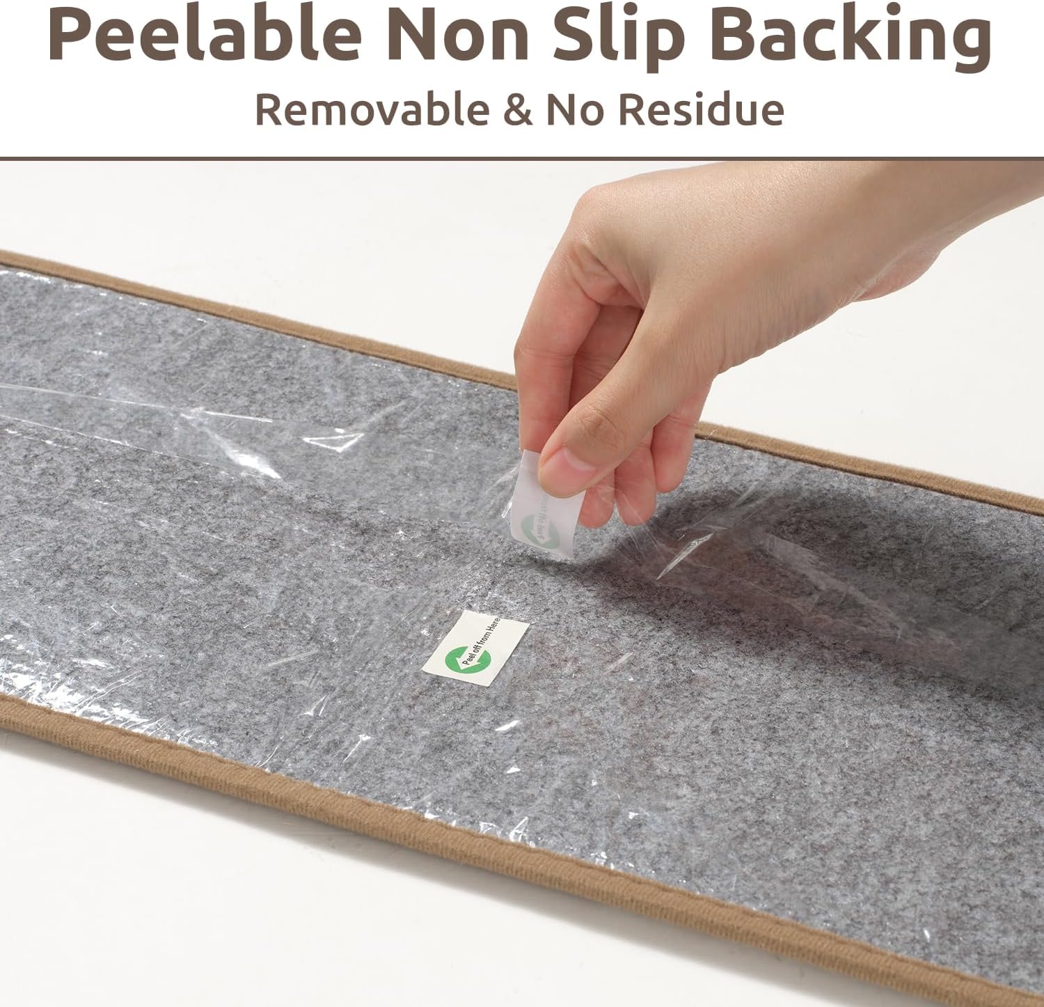 3D Peel‑and‑Stick Non‑Slip Stair Treads