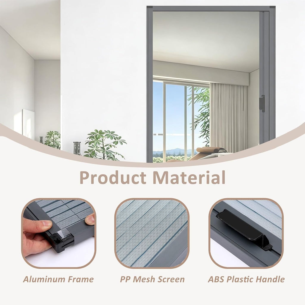 Retractable Folding Patio Screen Door