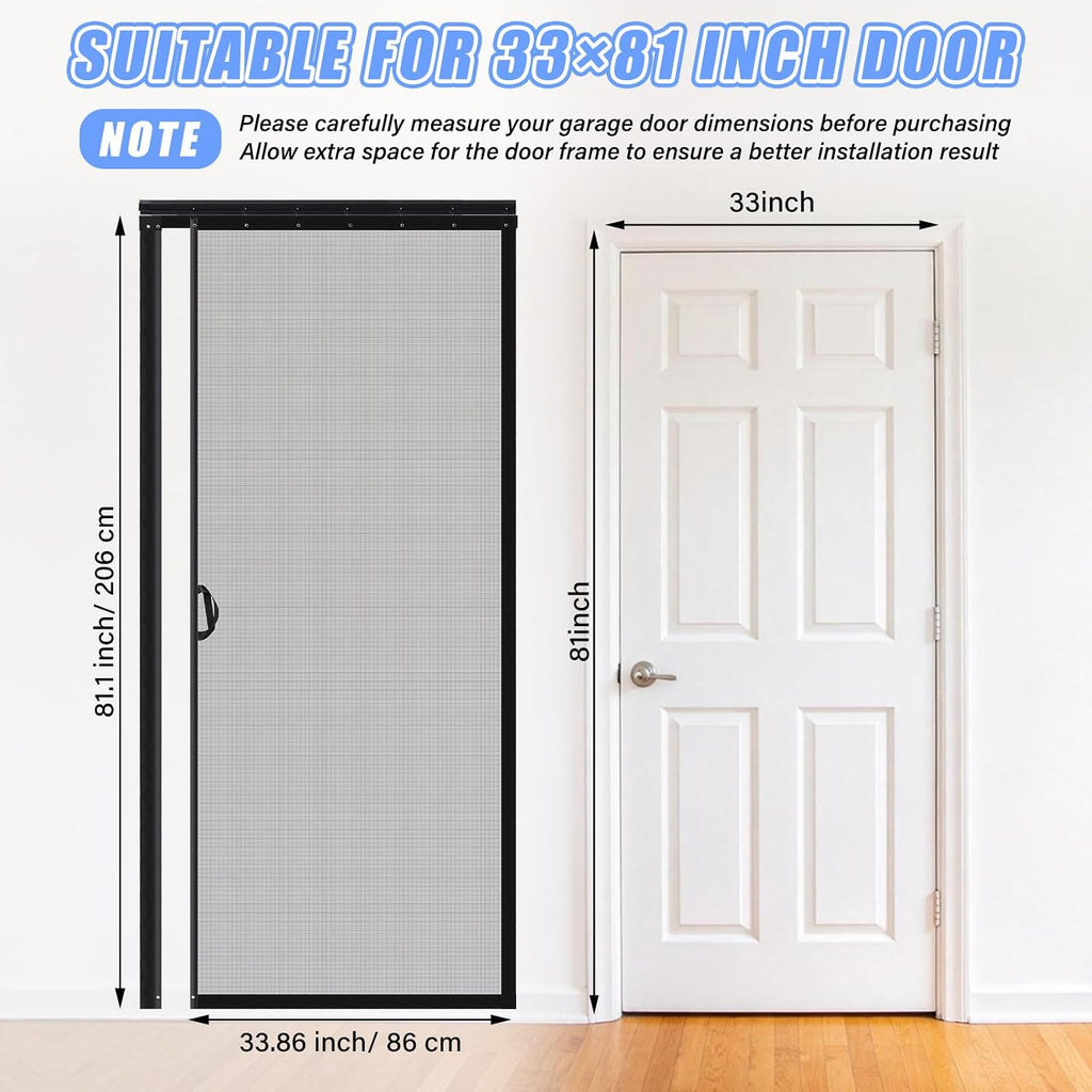 Retractable Pet‑Friendly Screen Door