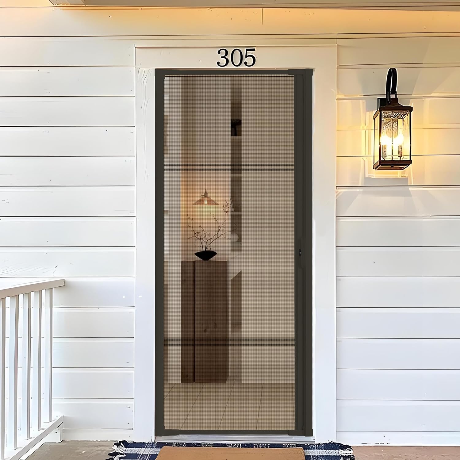 Heavy‑Duty Retractable Patio Screen Door