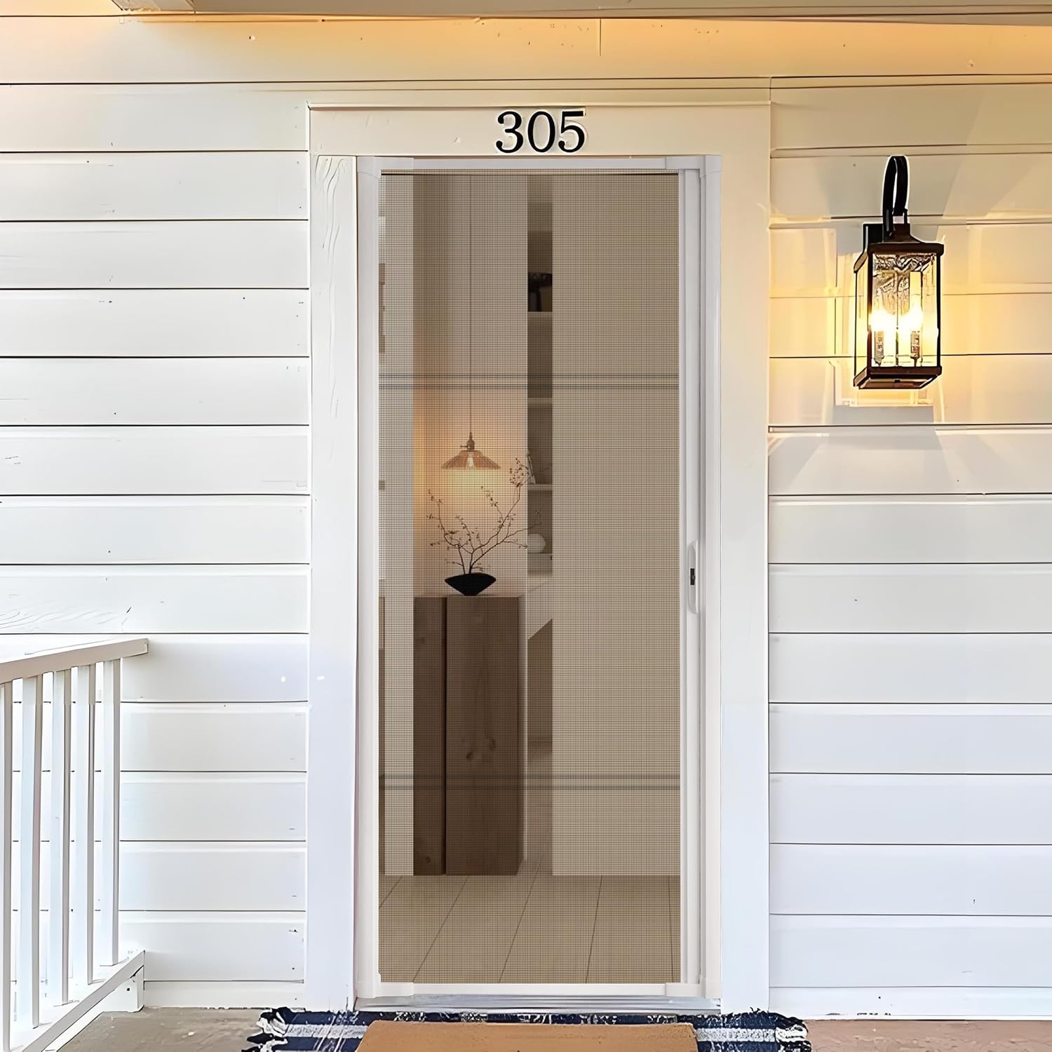 Heavy‑Duty Retractable Patio Screen Door
