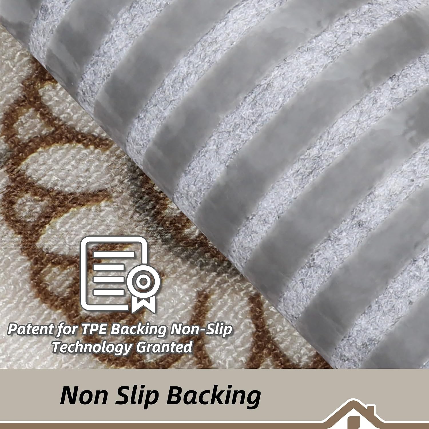 Non‑Slip Washable Carpet Stair Treads