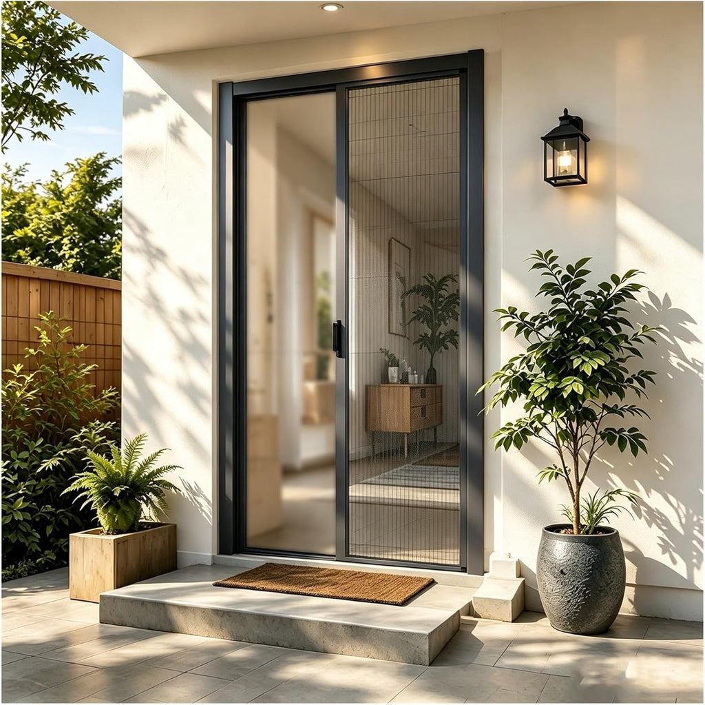 Retractable Folding Patio Screen Door