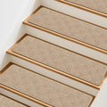 Non‑Slip Peel‑and‑Stick Carpet Stair Treads