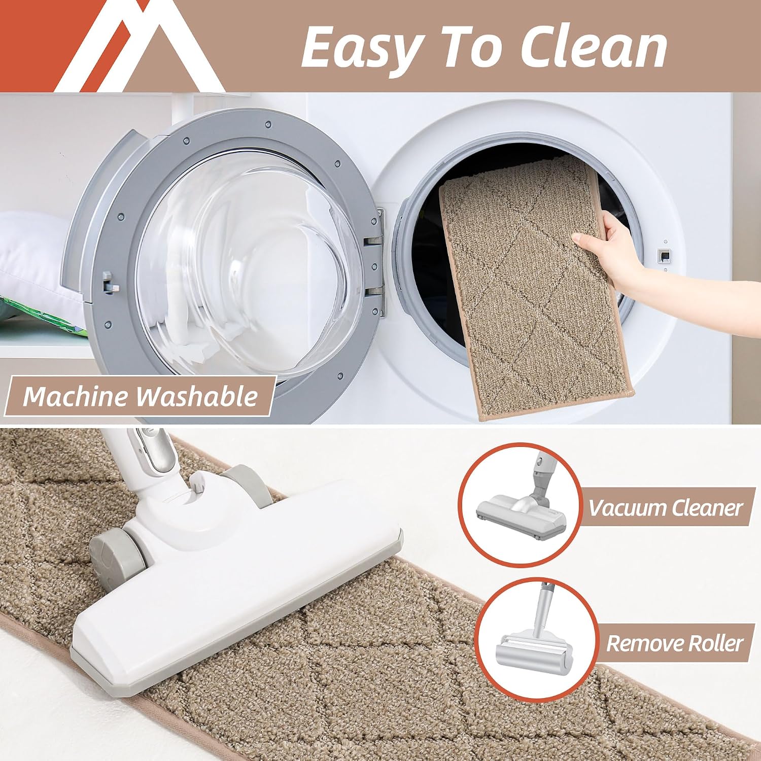 Non‑Slip Edging Carpet Stair Treads