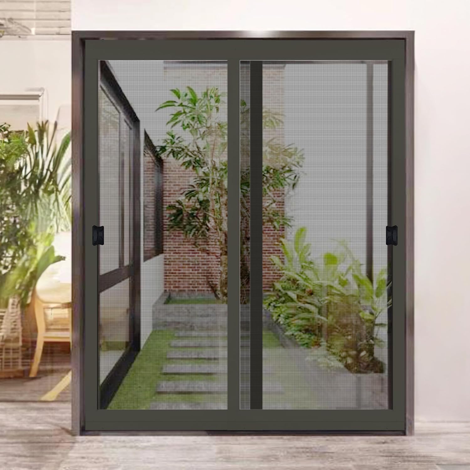 Heavy‑Duty Sliding Patio Screen Door Kit