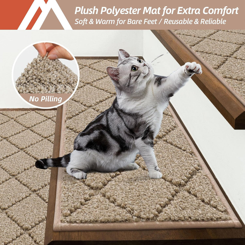 Non‑Slip Edging Carpet Stair Treads
