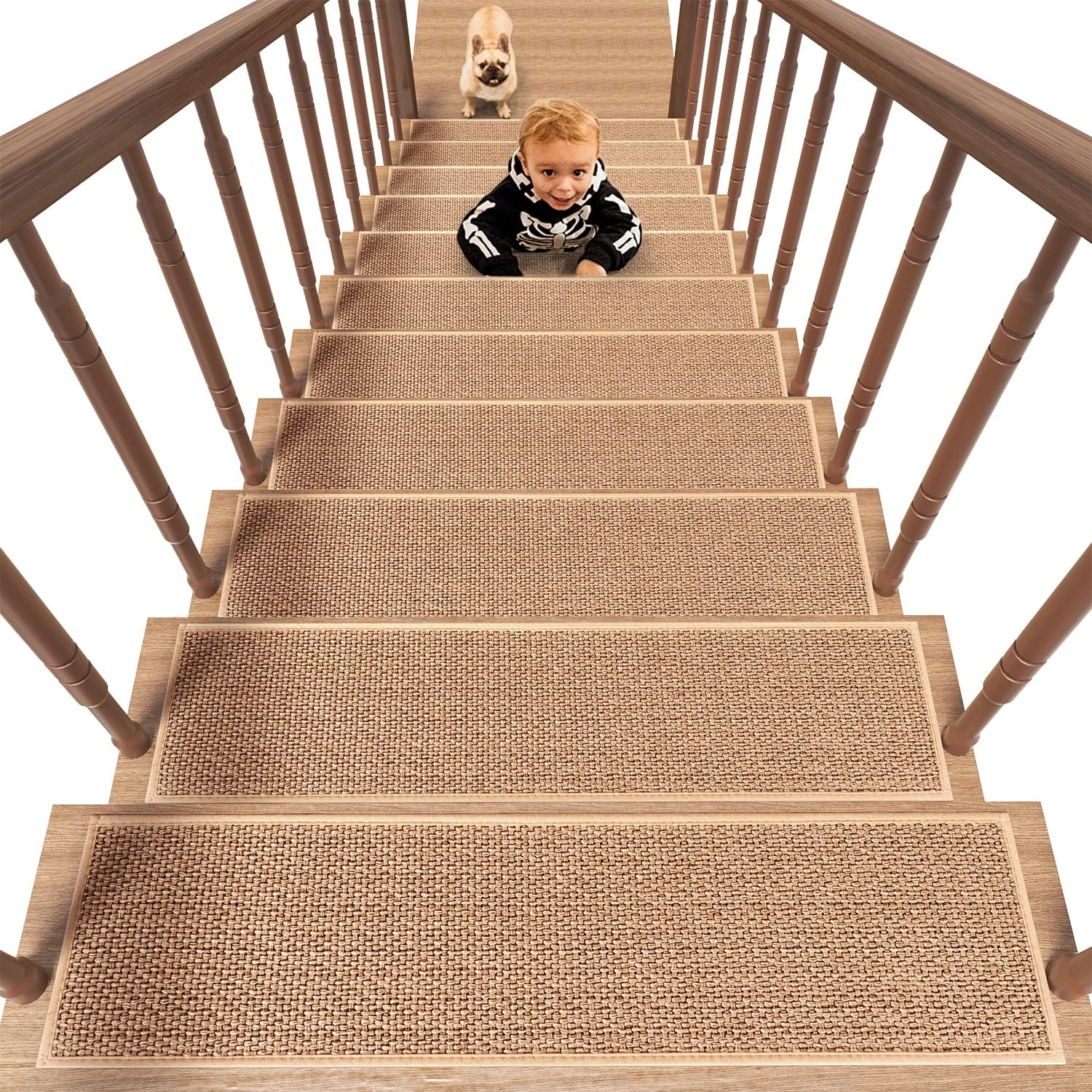 Extra Non‑Slip Indoor Stair Treads