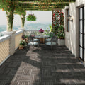 Solid Acacia‑Wood Interlocking Outdoor Deck Tiles