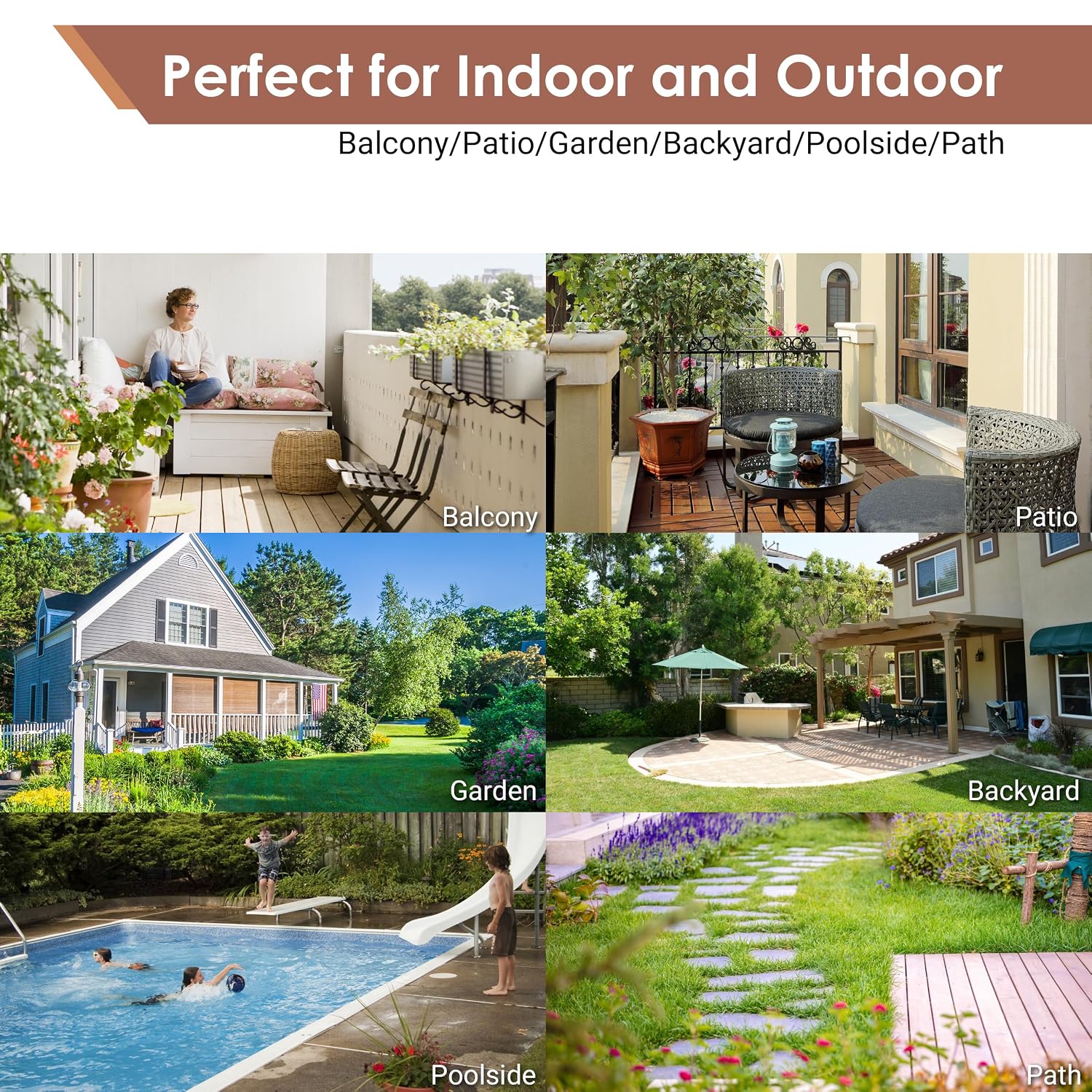 Solid Acacia‑Wood Interlocking Patio Deck Tiles