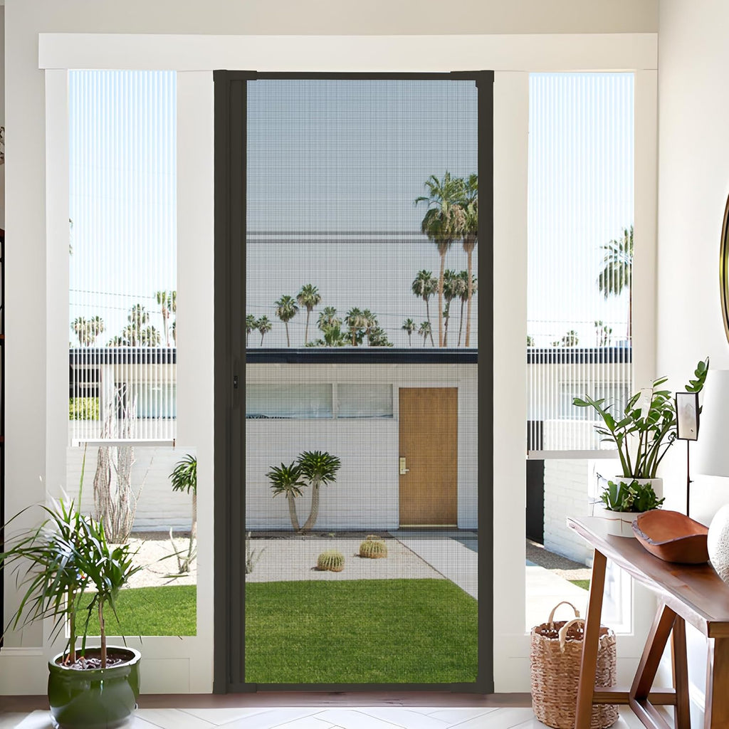 Heavy‑Duty Retractable Patio Screen Door